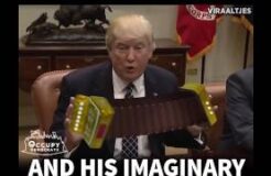 Donald Trump and His Imaginary Accordion