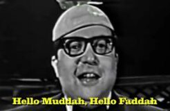 Hello Muddah, Hello Fadduh (Camp Granada Song), Allan Sherman, 1963