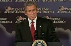 George W. Bush "Fool me once, shame on, shame on you."
