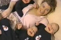 Laughing Quadruplets Babies