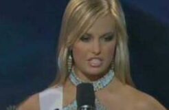 Miss Teen USA 2007 - Miss South Carolina answers a question