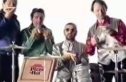 Ringo and The Monkees Funny Pizza Hut Commercial
