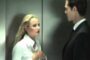 Hot Blonde Seduces Man in Elevator